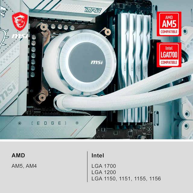 AIO MSI MAG Coreliquid E360 Blanco