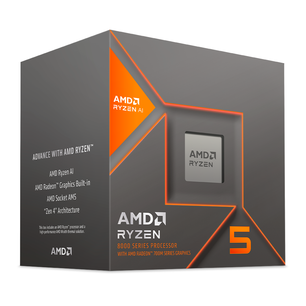 Procesador AM5 AMD Ryzen 5 8500G 5GHz, 6 Nucleos, 16MB Cache, Graficos Integrados, Incluye Disipador