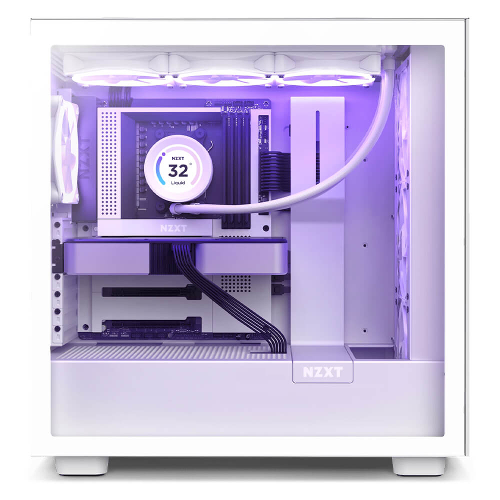 MotherBoard AM5 ATX NZXT N7 B650E Blanca, 128GB RAM DDR5 Max, 1 M.2 PCIE 5 + 2 M.2 PCIE 4, Wi-Fi 6E + BT 5.2