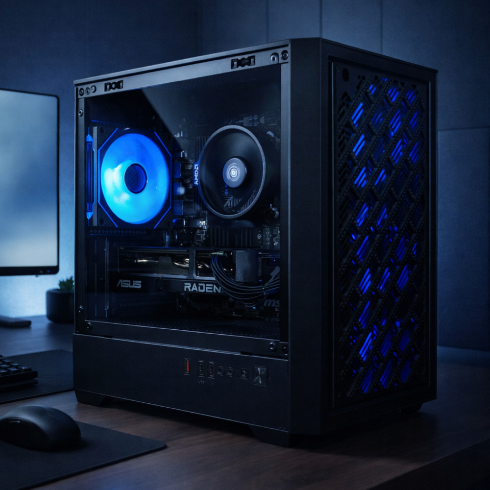 Ensamble EDGE V1 | RX 9060 XT | Ryzen 5 5600XT | 16GB RAM | 1TB SSD | Windows 11 Pro