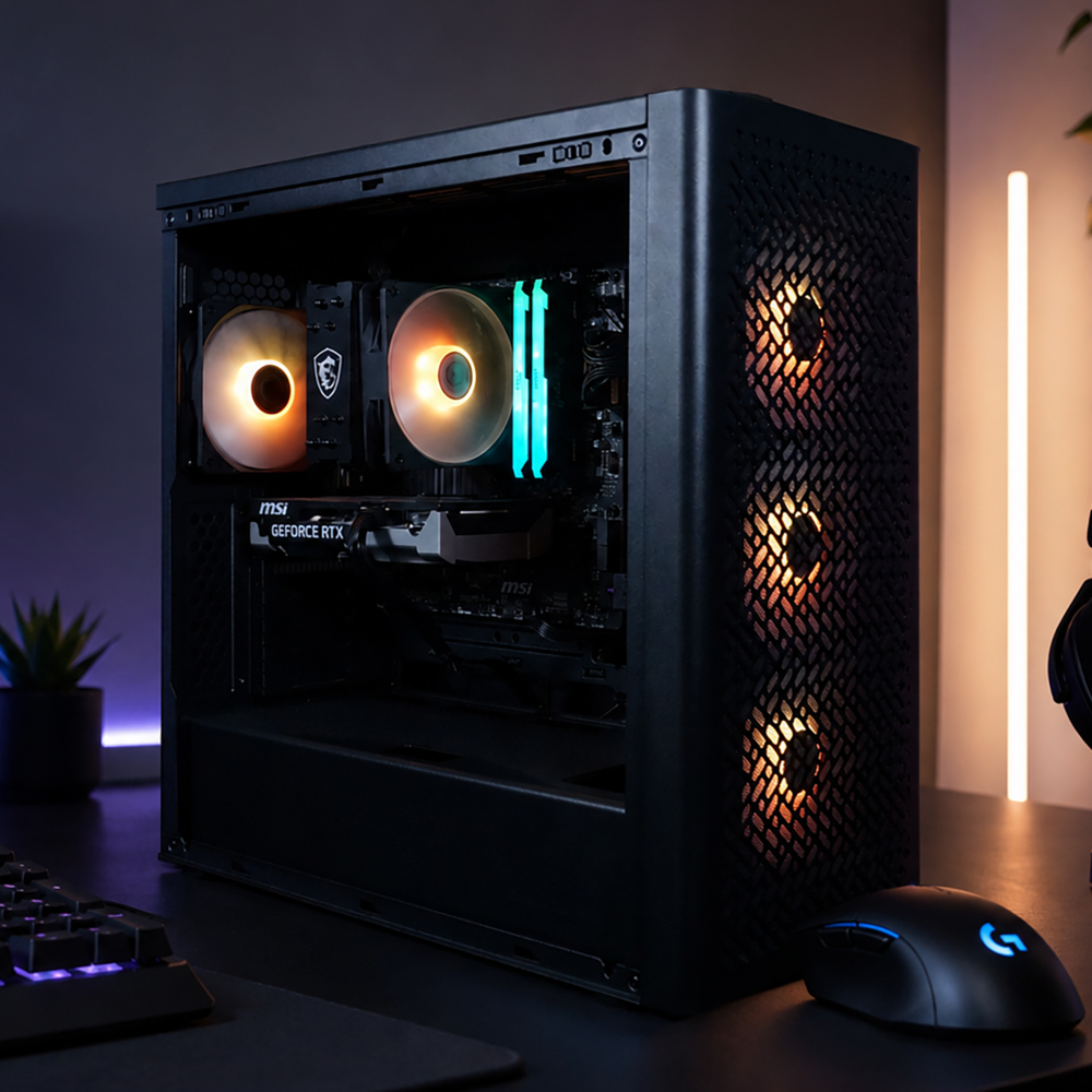 Ensamble EMERALD | RTX 5050 | Ryzen 5 5600XT | 16GB DDR4 | 1TB SSD | Windows 11 Pro