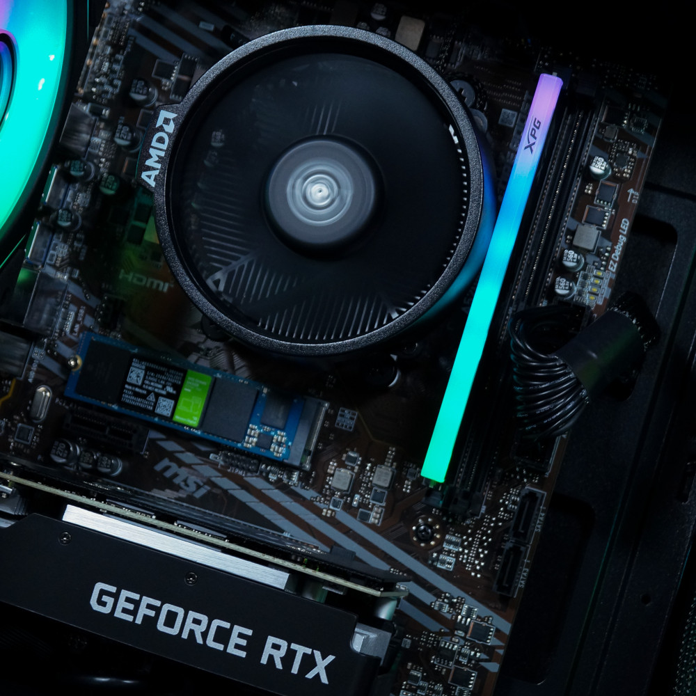 Ensamble NOIR IV | RTX 3050 | Ryzen 5 5500 | 16GB DDR4 | 500GB SSD | Windows 11 Pro