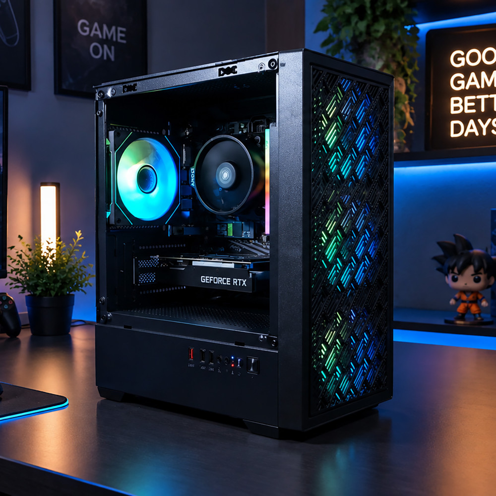 Ensamble NOIR IV | RTX 3050 | Ryzen 5 5500 | 16GB DDR4 | 500GB SSD | Windows 11 Pro