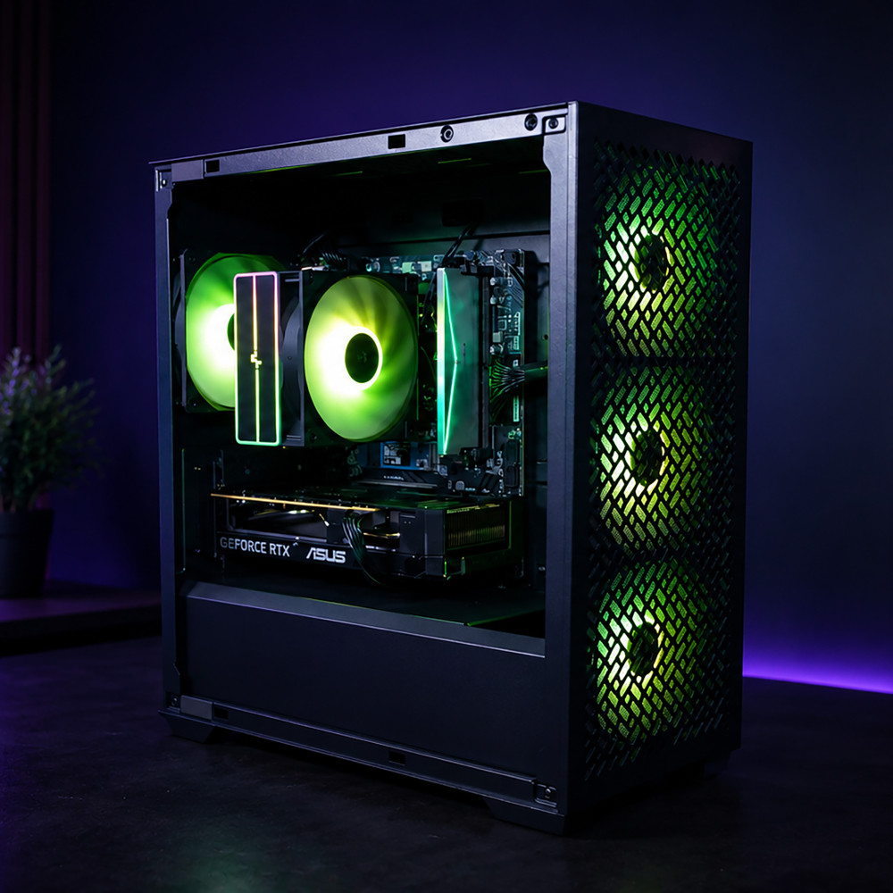 Ensamble REN-ATA | RTX 5060 | Ryzen 5 8600G | 24GB DDR5 | 1TB SSD | Windows 11 Pro