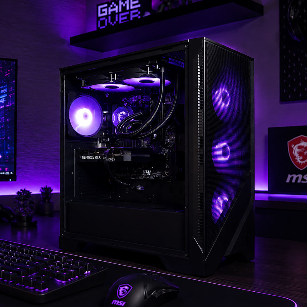 Ensamble MSI SHADOW STRIKE | RTX 5060 | Ryzen 5 5500X3D | 16GB DDR4 | 1TB SSD | Windows 11 Pro