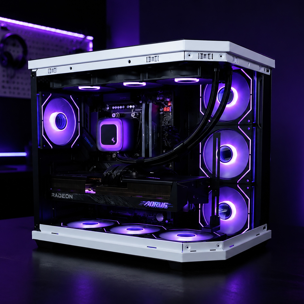 Ensamble SILVER BOX | RX 9070 XT | Ryzen 7 7700X | 32GB DDR5 | 1TB SSD | Windows 11 Pro