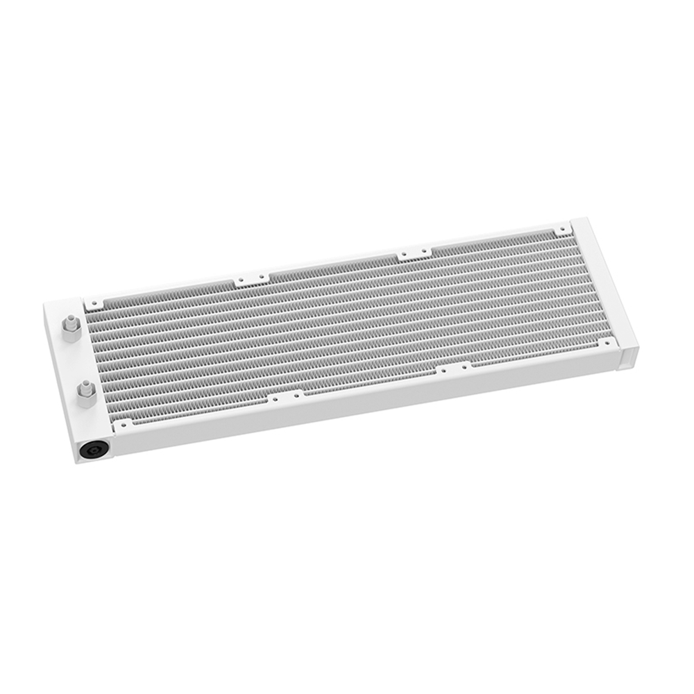 Enfriamiento Liquido 360mm DeepCool LM360 WH, ARGB, Pantalla LCD, Color Blanco