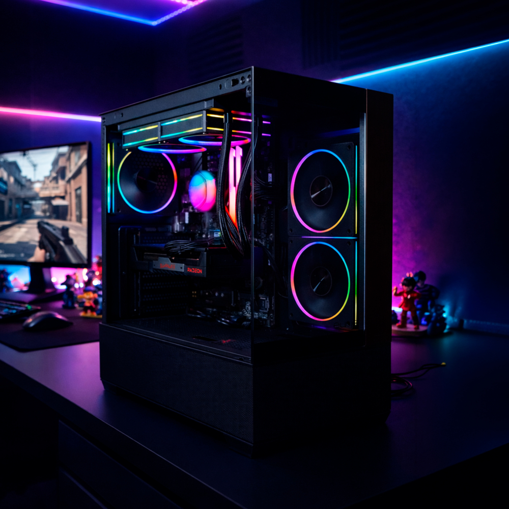 Ensamble FUSE | RX 9060 XT | Ryzen 7 5700X | 16GB RAM | 1TB SSD | Windows 11 Pro