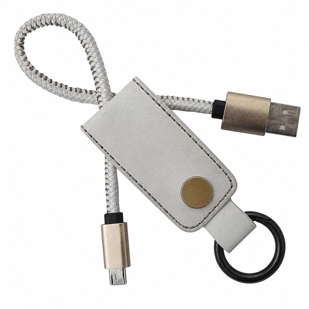 CABLE USB V2.0 A MICRO B LLAVERO M