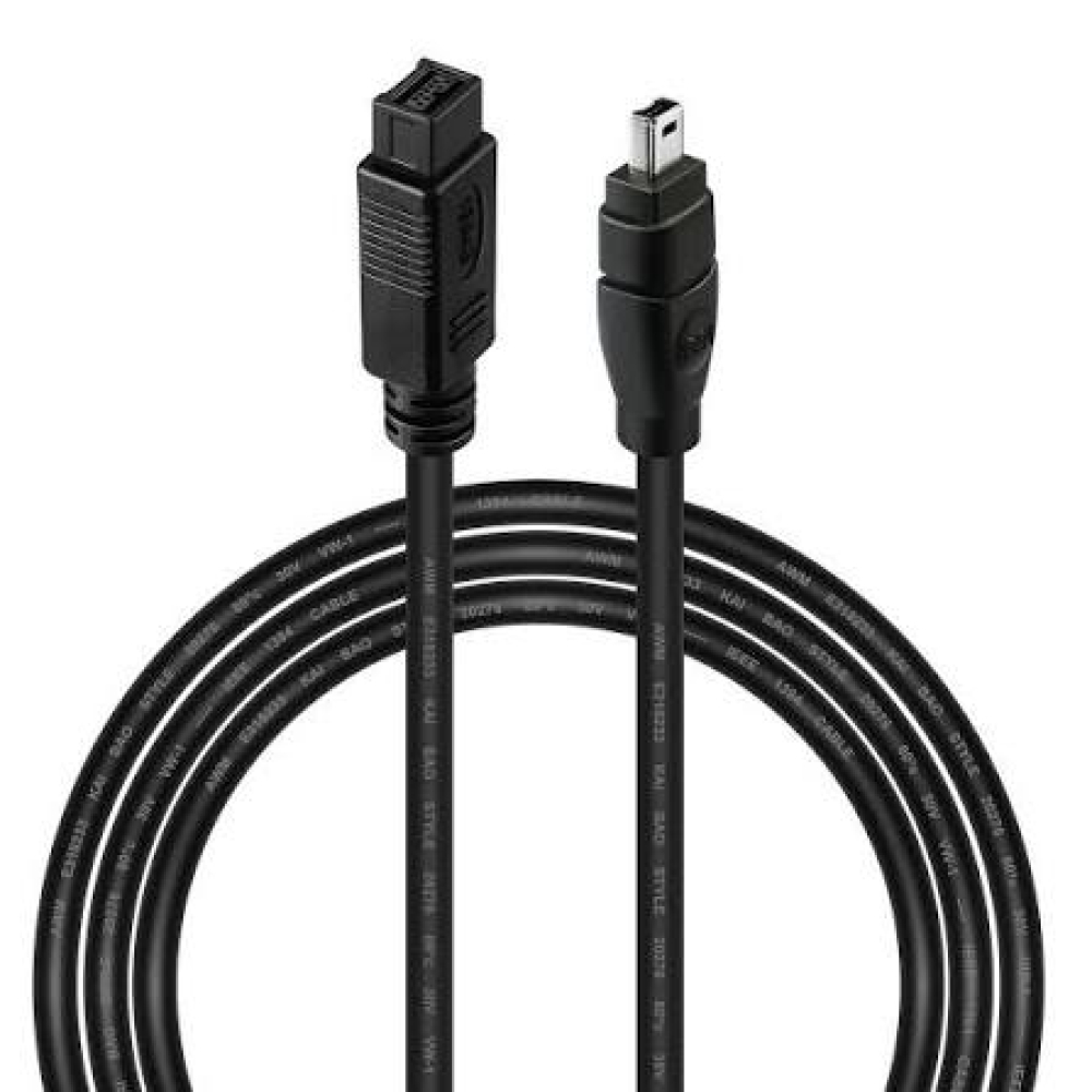 Cable FireWire 4-p Macho - FireWire 4-p Macho, 1.8 Metros, Negro 194446