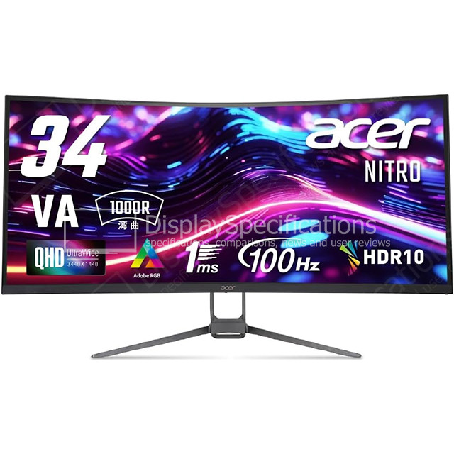 Monitor Acer Nitro EDA343CUR 34" 2K WQHD