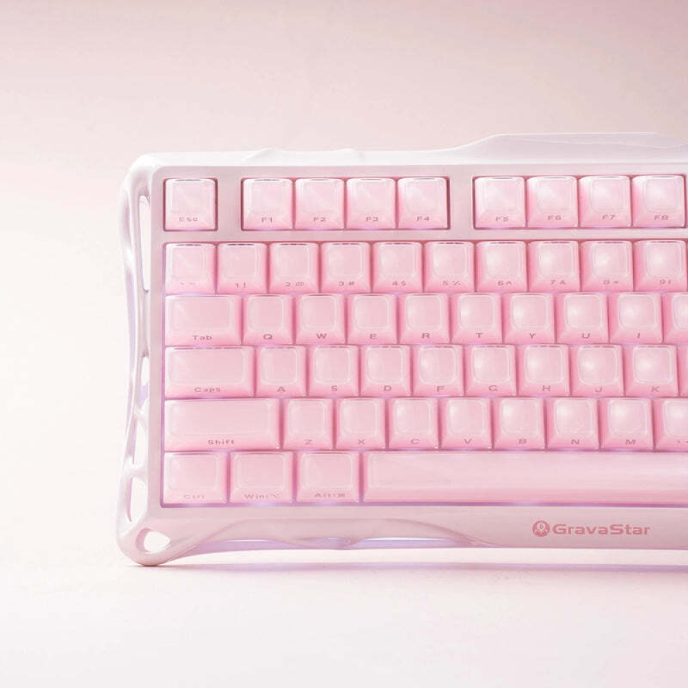 Teclado Gravastar K1 Sakura Pink