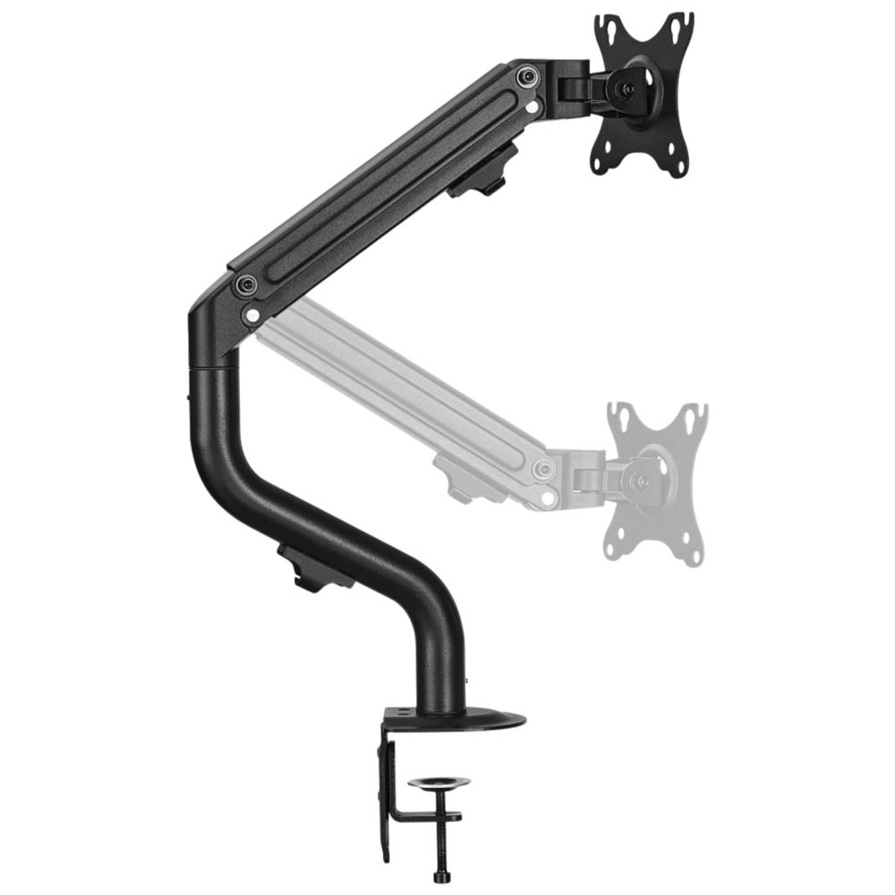 Soporte de Brazo para Monitor LCD de 17 pulgadas a 32 pulgadas Ovaltech OVM-S1732. Color negro