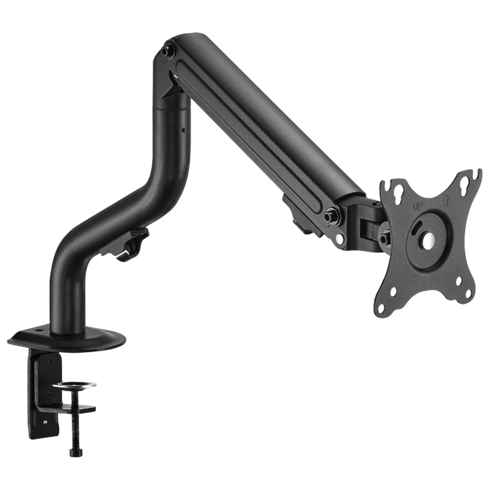 Soporte de Brazo para Monitor LCD de 17 pulgadas a 32 pulgadas Ovaltech OVM-S1732. Color negro