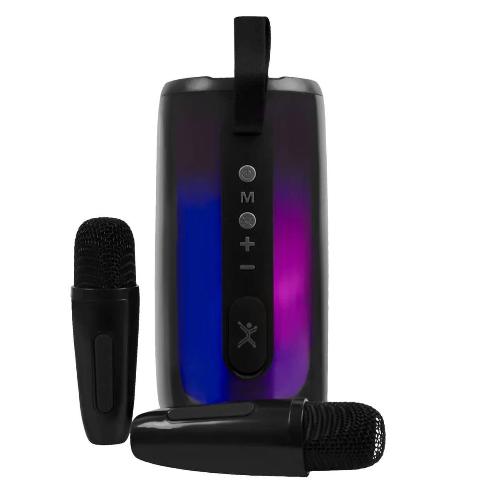 Bocina PerfectChoice Cosmo negro PC-113287 2 microfonos