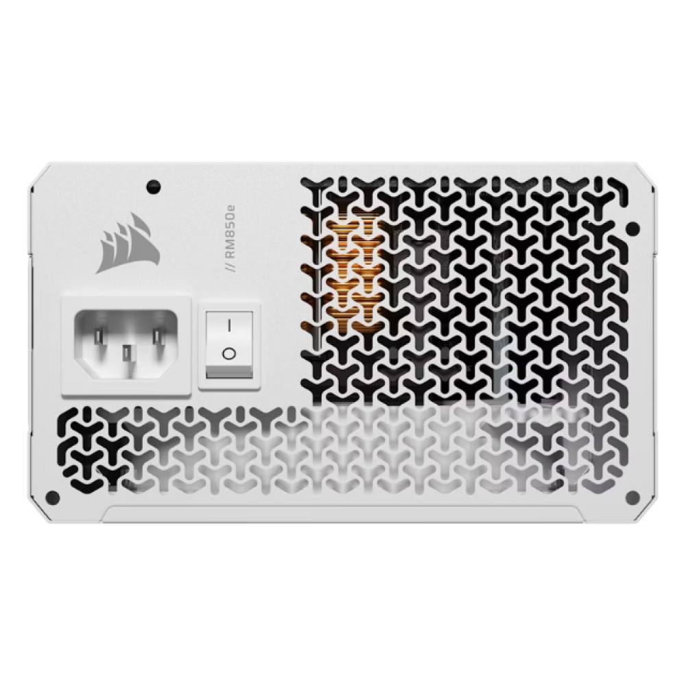 Fuente de Poder 850W 80+ Gold Corsair RM850e, 1x 24pin, 2x 8pin CPU, 3x 8pin PCIE, 1x 12VHPWR, Color Blanco