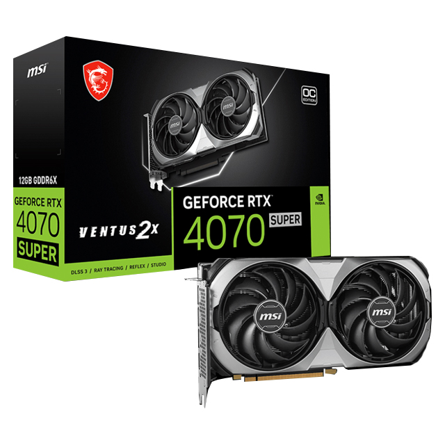 GPU RTX4070 SUPER MSI VENTUS 2x