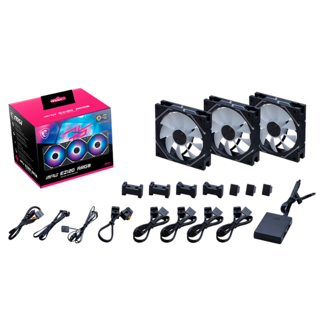 Ventiladores MSI MAG EZ120 Negros