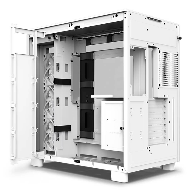 Gabinete NZXT H9 FLOW Blanco