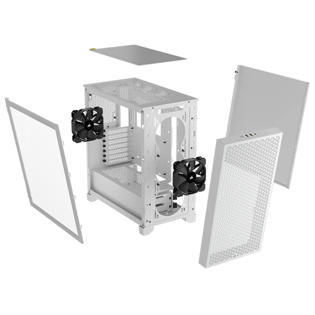 Gabinete Corsair 3000D AirFlow Blanco