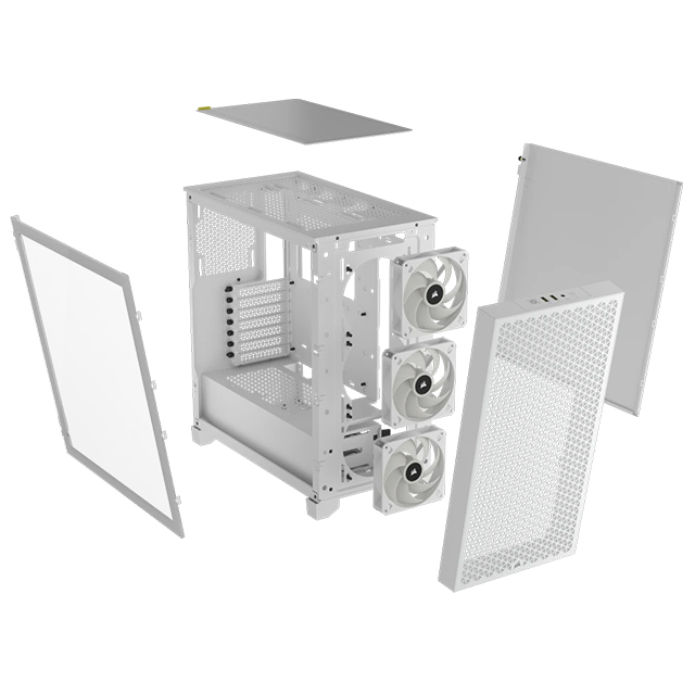 Gabinete Corsair 3000D AirFlow BlancoRGB