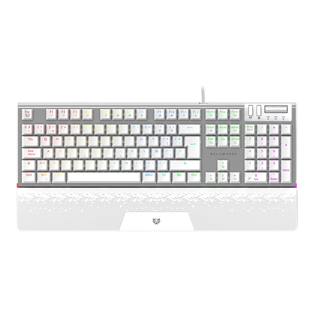 Teclado Balam Rush Dominate Expert Blanc