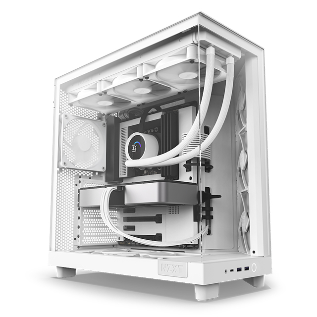 Gabinete NZXT H6 FLOW Blanco