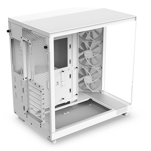 Gabinete NZXT H6 FLOW Blanco
