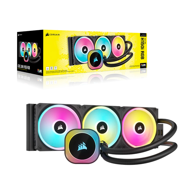AIO CORSAR iCUE LINK H150i RGB Negro