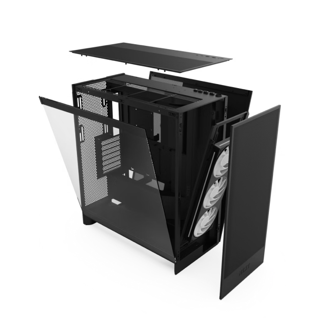 Gabinete NZXT H7 Flow RGB Negro 2024