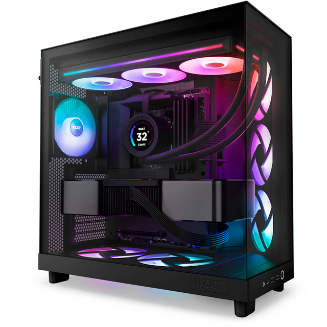 Ventilador NZXT F360 RGB CORE Negro