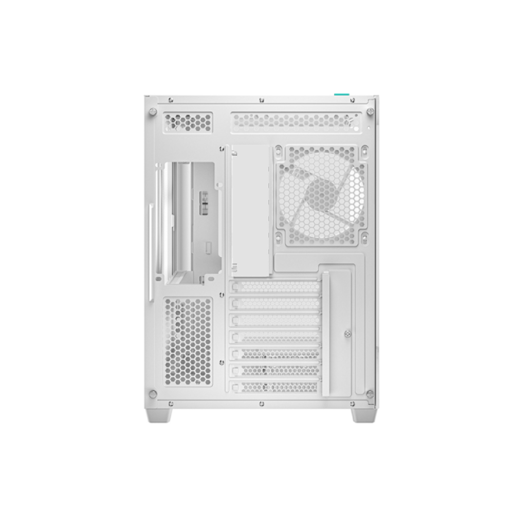 Gabinete ATX DeepCool CG530 4F, Incluye 4 Fans 120mm ARGB, Radiador 360mm Max, Color Blanco