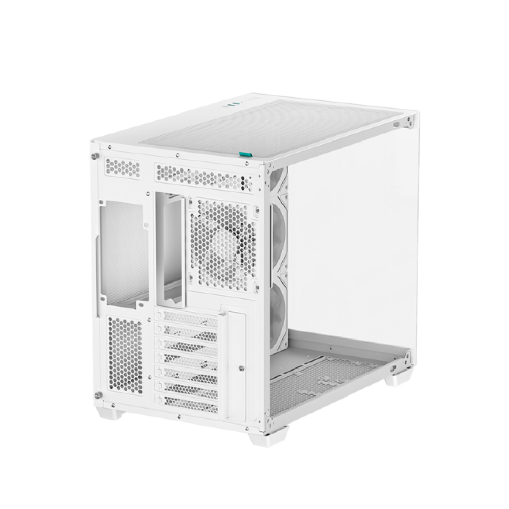 Gabinete ATX DeepCool CG530 4F, Incluye 4 Fans 120mm ARGB, Radiador 360mm Max, Color Blanco