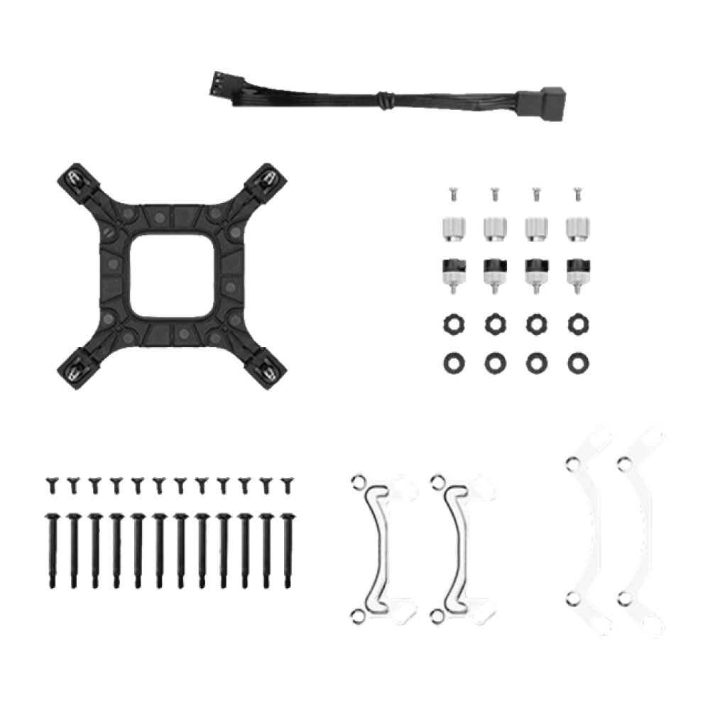 Enfriamiento Liquido 360mm DeepCool LE360 V2 ZERO, No RGB, Color Negro