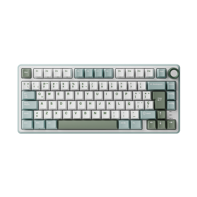 Teclado Royal Kludge RKR75 Verde Matcha