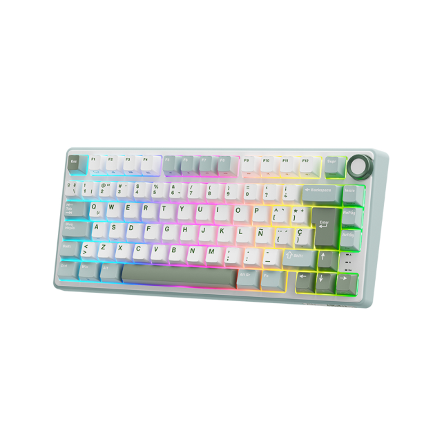 Teclado Royal Kludge RKR75 Verde Matcha