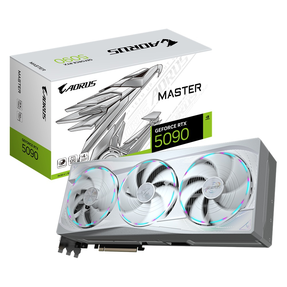 Tarjeta de Video RTX5090 AORUS MASTER ICE 32GB GDDR7