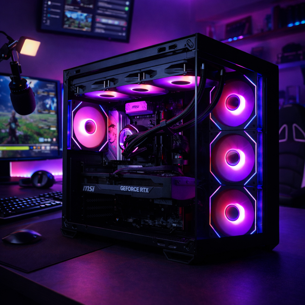 Ensamble VENOM X5 | RTX 5070 | Ryzen 5 8400F | 32GB DDR5 | 1TB SSD | Windows 11 Pro