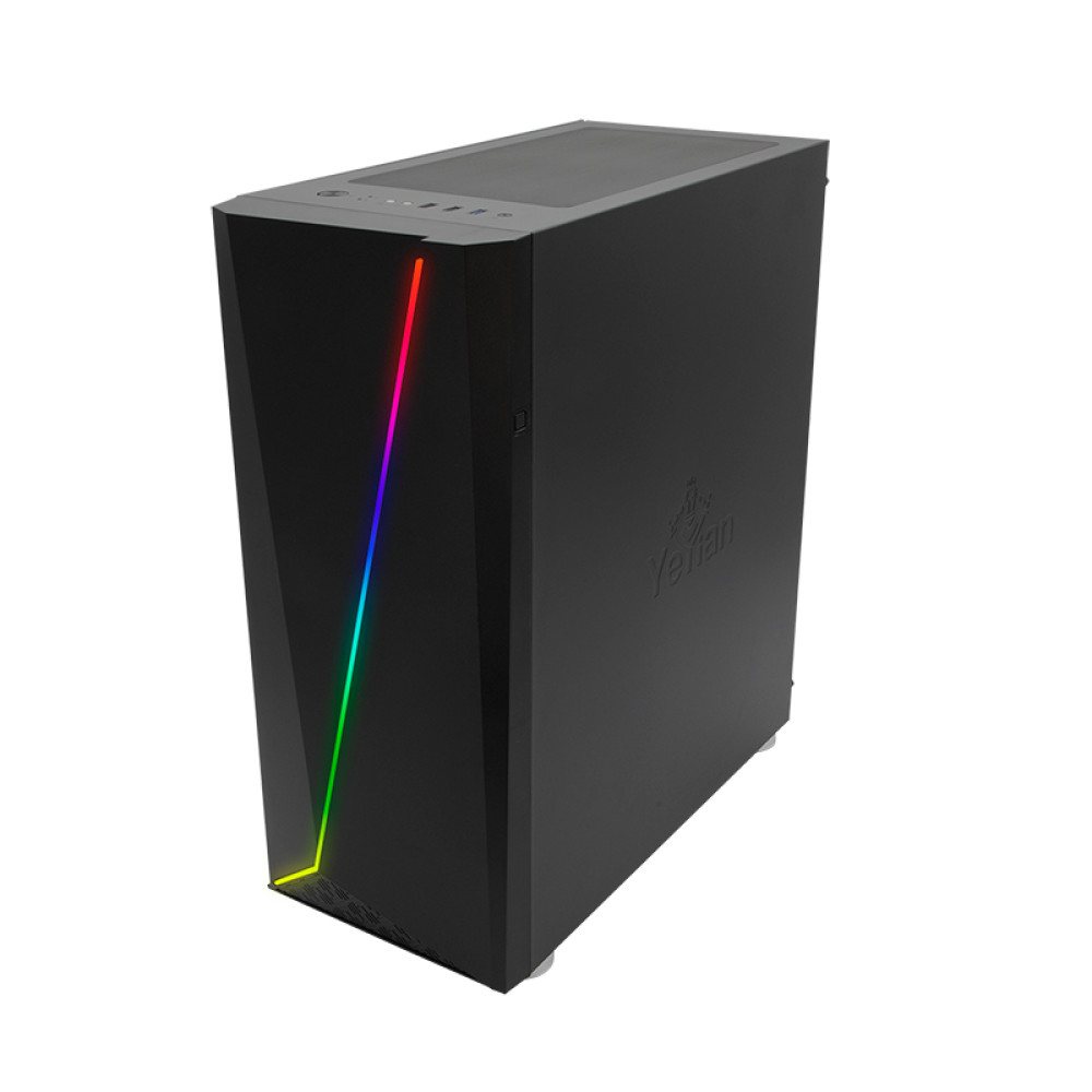 GABINETE GAMING ATX YEYIAN ARMAGEDDON 2200 - GABINETE, ATX, NEGRO / MULTICOLOR, YGA-68809