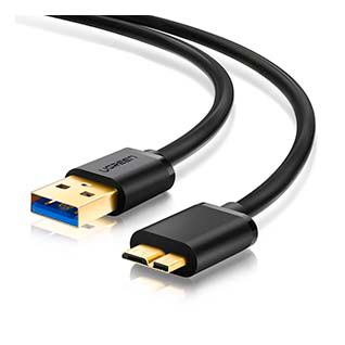 CABLE USB-A A MICRO USB-B 3.0 .5M UGREEN