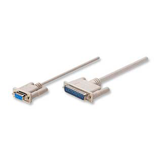 CABLE DB9 A DB25 MANHATTAN 1.8M