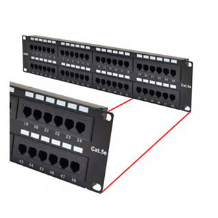 Panel de Parcheo Cat6 LOGICO PNL6EU48