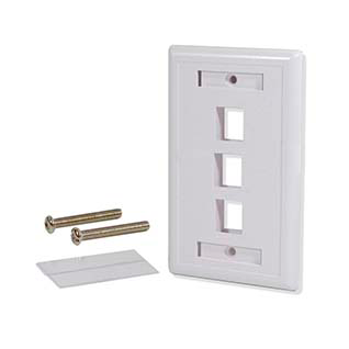 WALL PLATES 3 PTO. LOGICO WP303 / WP403