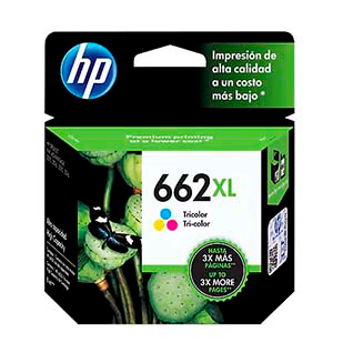 CARTUCHO HP 662XL TRICOLOR