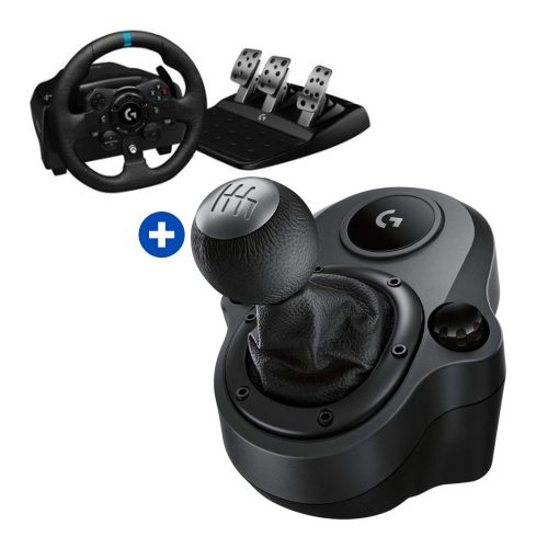 Paquete Volante y Pedales Logitech G923 con Palanca Shifter