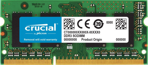 MEMORIA RAM CRUCIAL 4GB DDR3  SODIM