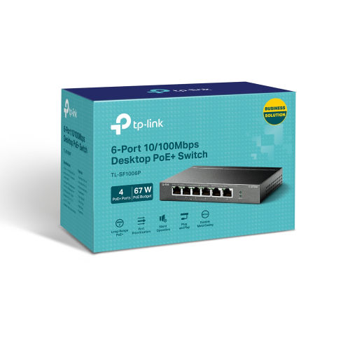 Switch de 6 puertos TL-SF1006P
