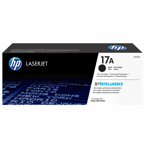 TÓNER HP 17A - 1600 PÁGINAS, NEGRO, CF217A