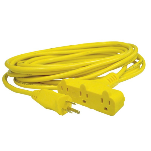 EXTENSION ELECTRICA TRIPLE TIPO ABANICO DE USO RUDO ATERRIZA SURTEK SYS-136050 8METROS