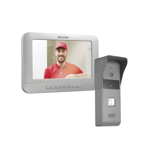 Kit de Videoportero Analógico con Pantalla LCD a Color de 7" / Frente de Calle para Exterior IP65